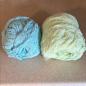 Soft Green and Blue Yarn Bundle